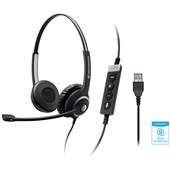 SENNHEISER SC260 HEADSET WIRED BINAURAL USB CTRL II MS BLACK