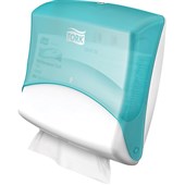TORK W4 CLEANING CLOTH DISPENSER FOLDED WIPER WHITETURQUOISE FREE ON LOAN