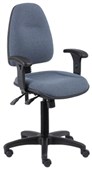 EDEN SPECTRUM 3 OFFICE CHAIR 3LEVER WITH ARMS QUANTUM STORM