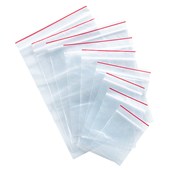 MINIGRIP PLASTIC BAG RESEALABLE 40MU W100 X L130MM CLEAR PACK 100