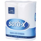 PACIFIC SX6101 SORBX PAPER TOWEL 2 PLY W228MM X L16M 70 SHEETS PER ROLL WHITE PACK 2