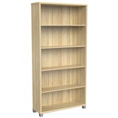 KNIGHT CUBIT BOOKCASE 4 SHELVES W900 X D315 X H1800MM ATLANTIC OAK