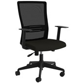 KNIGHT BLADE OFFICE CHAIR MESH WITH ARMS BLACK