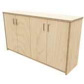 ZEALAND CREDENZA W1500 X D400 X H835MM PREMIUM PLY