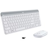 LOGITECH MK470 SLIM WIRELESS DESKTOP KIT WHITE