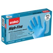 ESKO HIGH FIVE SENSORTOUCH NITRILE DISPOSABLE GLOVES XL BOX 100