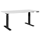 TIDAL PREMIUM ELECTRIC DESK W1800 X D800 X H6601300MM WHITE FRAME WHITE TOP