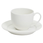 CONNOISSEUR ALACARTE CUP 200ML AND SAUCER 145MM SET WHITE BOX 6