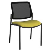 OPD ZED VISITOR MESH CHAIR STACKABLE YELLOW
