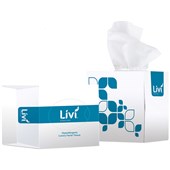 LIVI ESSENTIALS 1304 FACIAL TISSUE 2 PLY CUBE 90