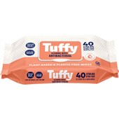 TUFFY XL ANTIBACTERIAL CLEANING WIPES 200 X 300MM SHEET PACK 40