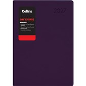 COLLINS DIARY RHAPSODY A51 ROYAL PURPLE DAY TO PAGE ODD YEAR