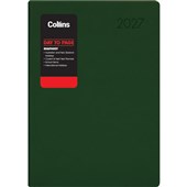 COLLINS DIARY RHAPSODY A51 RACING GREEN DAY TO PAGE ODD YEAR
