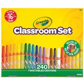 CRAYOLA TWISTABLES CRAYONS CLASSROOM SET PACK 240