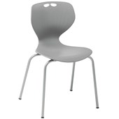 EDEN OMNI STACKER 4 LEG CHAIR GREY