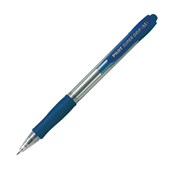 PILOT SUPER GRIP RETRACTABLE BALLPOINT PEN MEDIUM 10MM BLUE