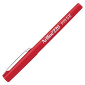 ARTLINE 220 FINELINER PEN 02MM RED