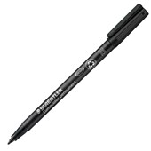 STAEDTLER 317 LUMOCOLOR PERMANENT MARKER BULLET 10MM BLACK