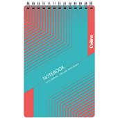 COLLINS REPORTERS NOTEBOOK 7MM RULED WIRO BOUND W127 X L200MM 100 LEAF ASSORTED
