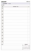 DEBDEN DAYPLANNER PERSONAL EDITION REFILL 2026 DAY TO PAGE