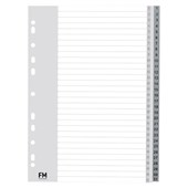 MARBIG PP INDEX DIVIDER 131 TAB A4 GREY