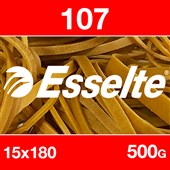 ESSELTE SUPERIOR RUBBER BANDS SIZE 107 500G BAG