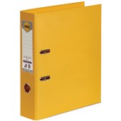 MARBIG LINEN LEVER ARCH FILE PE 75MM A4 YELLOW