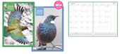 COLLINS MONTHLY PLANNER A5 NZ BIRDS ODD YEAR