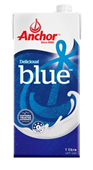 ANCHOR UHT LONG LIFE MILK BLUE TOP 1L  CARTON OF 12