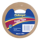 SELLOTAPE FLATBACK PAPER TAPE W48MM X L55M CLEAR