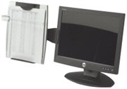 FELLOWES OFFICE SUITES DOCUMENT HOLDER TILT ADJUSTABLE UP TO 150 SHEETS W337 X D51 X H320MM BLACK