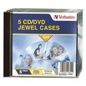 VERBATIM CDDVD JEWEL CASE PACK 5