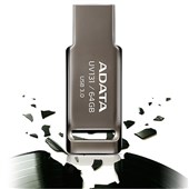 ADATA DASHDRIVE UV131 FLASH DRIVE USB 30 64GB CHROMIUM GREY