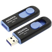 ADATA DASHDRIVE UV128 FLASH DRIVE USB 30 RETRACTABLE 64GB