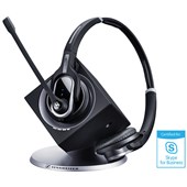 SENNHEISER DW PRO 2 ML HEADSET WIRELESS BINAURAL BLACKSILVER