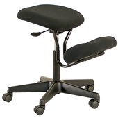 BURO KNEE OFFICE CHAIR HEIGHT ADJUSTABLE 1LEVER BLACK