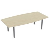 KNIGHT CUBIT BOARDROOM TABLE W2400 X D1200 X H730MM NORDIC MAPLE