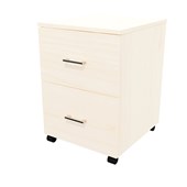 ZEALAND MOBILE 2 FILE LOCKABLE W465 X D500 X H660MM WASHED MAPLE