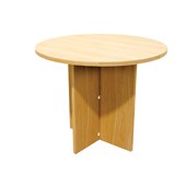 ZEALAND MEETING TABLE ROUND W900 X H725MM NZ TAWA