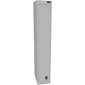 OPD STORAGE LOCKER 1 TIER W300 X D450 X H1800MM STONE GREY