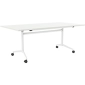 KNIGHT TEAM FLIP TABLE W1800 X D900 X H720MM WHITE FRAME WHITE TOP