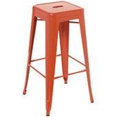 EDEN INDUSTRY BAR STOOL W430 X D430 X H760MM ORANGE