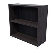 ZEALAND BOOKCASE 1 SHELF W800 X D300 X H800MM WITH 50MM FEET FIORDLAND ELM