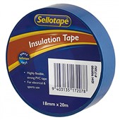 SELLOTAPE INSULATION TAPE W18MM X L20M BLUE