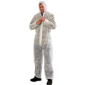 PROCHOICE COVERALL DISPOSABLE DOW POLYPROPYLENE XL WHITE