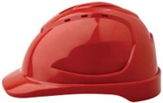 PROCHOICE HHV9 HARD HAT VENTED 9 POINT PUSHLOCK HARNESS RED