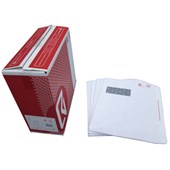 NZ POST ENVELOPE POSTAGE INCLUDED WINDOW SELF SEAL C4 W324 X L229MM WHITE BOX 250