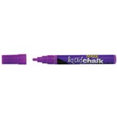 TEXTA LIQUID CHALK MARKER WET WIPE BULLET 45MM PURPLE