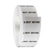 QUIKSTIK MARK II PRICING GUN LABEL PERMANENT BEST BEFORE 1000 LABELSROLL 23 X 16MM WHITE PACK 5