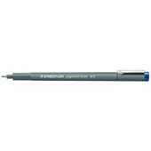 STAEDTLER 308 PIGMENT FINELINER PEN 05MM BLUE